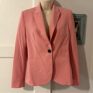 Zara Pink Blazer Casual Shoulder Pads Cute Kawaii Trend